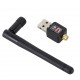 USB Wireless Network Card 150M with Antenna Detachable 2DB Desktop Notebook External AP Receiver