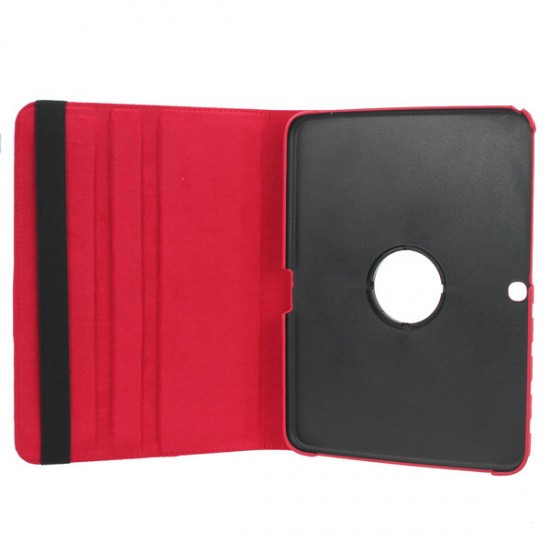 360 Degree Rotating Wave Point PU Leather Case For Samsung P5200