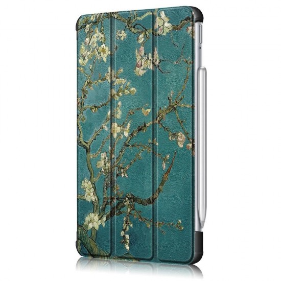 Apricot Blossom Tri Fold Case Cover For 10.8 Inch HUAWEI MatePad Pro Tablet