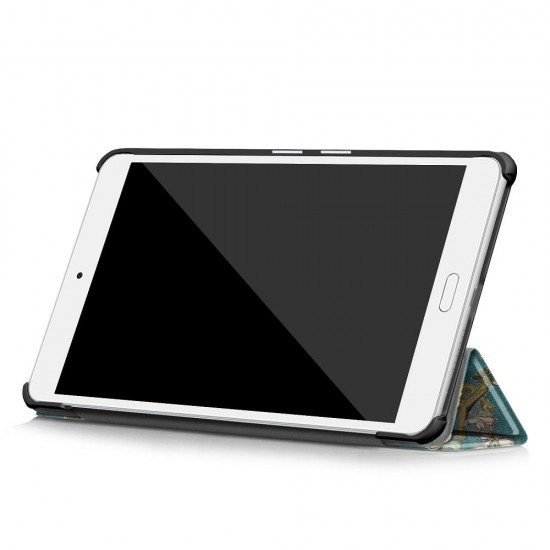 Apricot Blossom Tri Fold Case Cover For 8 Inch Honor Waterplay HDL-W09 Tablet Apricot Blossom Tri Fold Case Cover For 8 Inch Honor Waterplay HDL-W09 Tablet