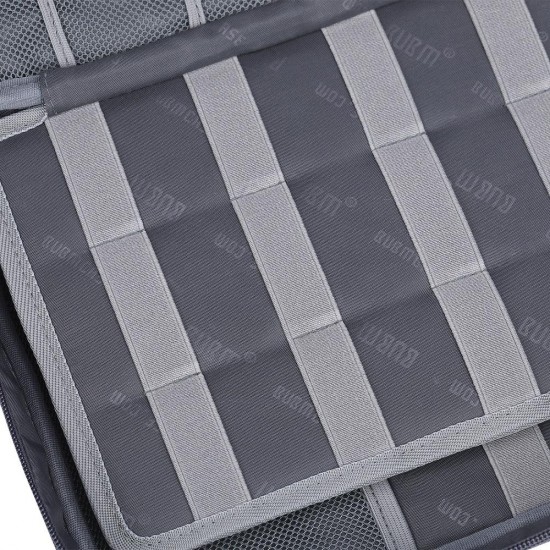 PBSM-B Double Layer Digital Accessories Storage Bag USB Charger Cable Tablet Organizer Bag PBSM-B Double Layer Digital Accessories Storage Bag USB Charger Cable Tablet Organizer Bag