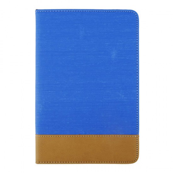 Book Design Stripe Folio PU Leather Case Cover For Mipad 2