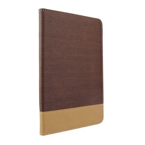 Book Design Stripe Folio PU Leather Case Cover For Mipad 2