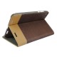 Book Design Stripe Folio PU Leather Case Cover For Mipad 2