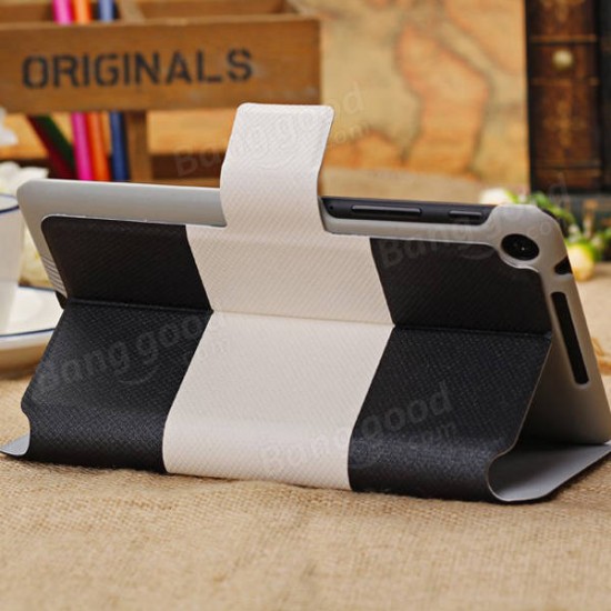 Contrast Color PU Leather Case With Card Holder For Google Nexus 7 2nd