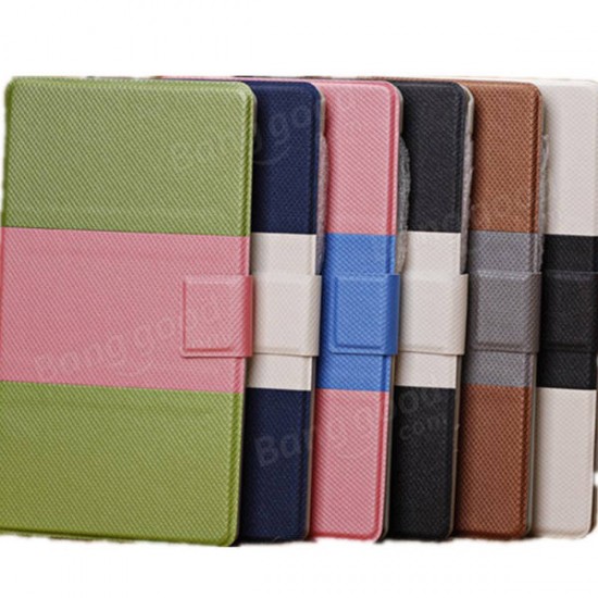 Contrast Color PU Leather Case With Card Holder For Google Nexus 7 2nd