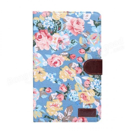 Cotton Print Design Folio PU Leather Case For Samsung Galaxy T700 Cotton Print Design Folio PU Leather Case For Samsung Galaxy T700