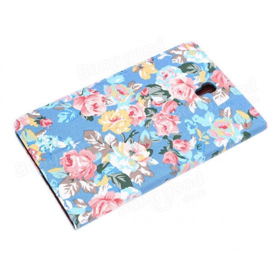 Cotton Print Design Folio PU Leather Case For Samsung Galaxy T700 Cotton Print Design Folio PU Leather Case For Samsung Galaxy T700