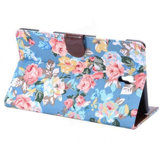 Cotton Print Design Folio PU Leather Case For Samsung Galaxy T700 Cotton Print Design Folio PU Leather Case For Samsung Galaxy T700