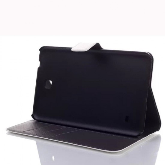 Crazy Horse Design Folding Stand Case For Samsung Galaxy Tab4 T330