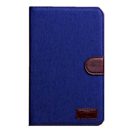 Denim Design Folio PU Leather Case Cover For Samsung Galaxy T110 Denim Design Folio PU Leather Case Cover For Samsung Galaxy T110