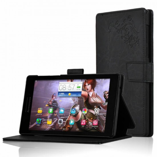 Folding Stand Folio PU Leather Case Cover For Lenovo TAB 2 A7-10