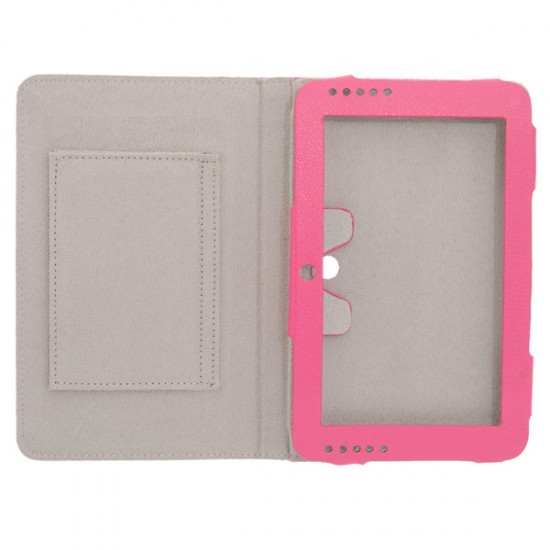 Folio Leather Case With Stand For Ampe A78 Sanei N79 Tablet Folio Leather Case With Stand For Ampe A78 Sanei N79 Tablet