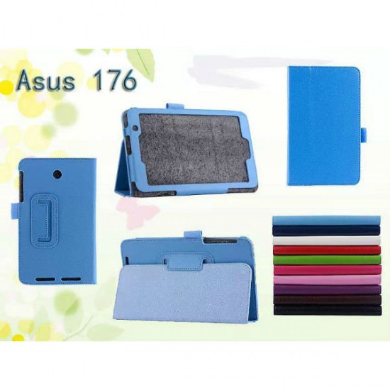 Folio PU Leather Folding Stand Case Cover For FE176 Tablet