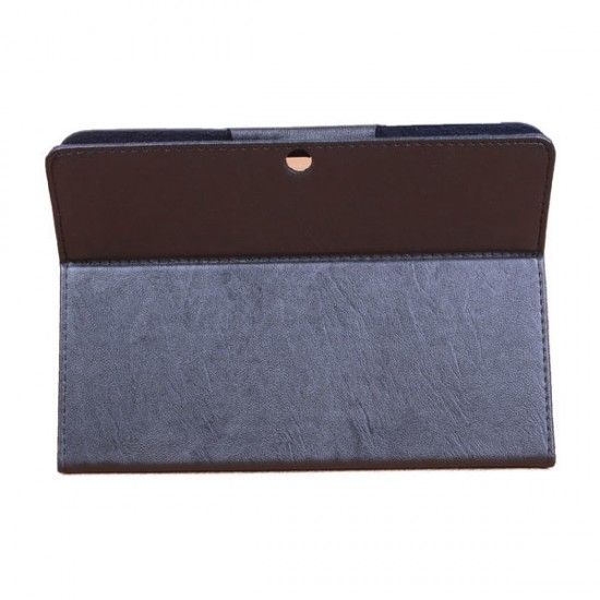 Folio Rock Grain Leather Case With Folding Stand for FNF ifive X2