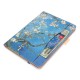 Folio Stand Printing Tablet Case Cover for Samsung Galaxy Tab A 10.5 T590 T595 T597 Tablet - Apricot Blossom