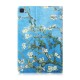 Folio Stand Tablet Case Cover for Samsung Galaxy Tab S5E 10.5 SM-T720 SM-T725 - Apricot blossom