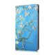 Folio Stand Tablet Case Cover for Samsung Galaxy Tab S5E 10.5 SM-T720 SM-T725 - Apricot blossom