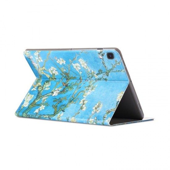 Folio Stand Tablet Case Cover for Samsung Galaxy Tab S5E 10.5 SM-T720 SM-T725 - Apricot blossom Folio Stand Tablet Case Cover for Samsung Galaxy Tab S5E 10.5 SM-T720 SM-T725 - Apricot blossom