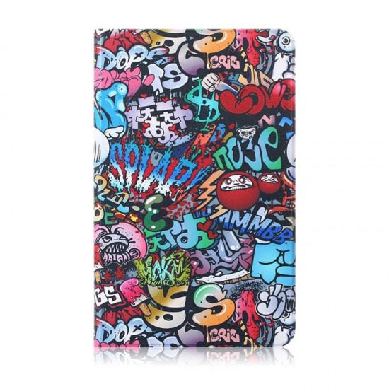 Folio Stand Tablet Case Cover for Samsung Galaxy Tab S5E 10.5 SM-T720 SM-T725 - Doodle Folio Stand Tablet Case Cover for Samsung Galaxy Tab S5E 10.5 SM-T720 SM-T725 - Doodle