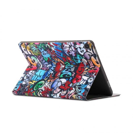 Folio Stand Tablet Case Cover for Samsung Galaxy Tab S5E 10.5 SM-T720 SM-T725 - Doodle Folio Stand Tablet Case Cover for Samsung Galaxy Tab S5E 10.5 SM-T720 SM-T725 - Doodle