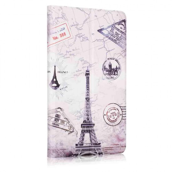 Iron Tower Painting Tablet Case for 8 Inch Mipad 4