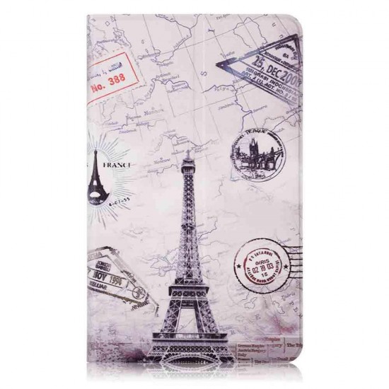 Iron Tower Painting Tablet Case for Mipad 4 Plus