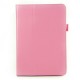 Lichee Pattern Folding Stand PU Leather Case For SAMSUNG T520