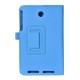 Lichee Pattern PU Leather Case Folding Stand Cover For ME176