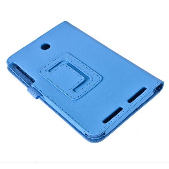 Lichee Pattern PU Leather Case Folding Stand Cover For ME176 Lichee Pattern PU Leather Case Folding Stand Cover For ME176