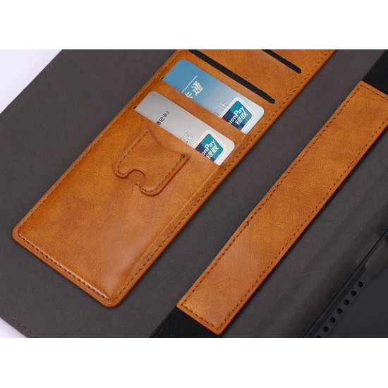 Multifunction Silk Grain Folding PU Leather Case Cover For Huawei M5 10.8 Inch Tablet