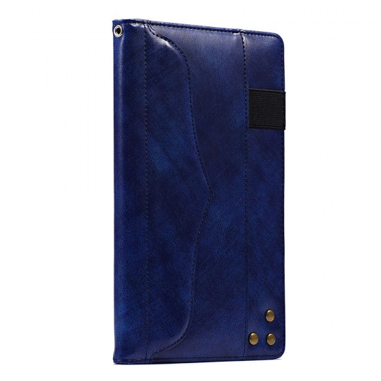 Multifunction Silk Grain Folding PU Leather Case Cover For Huawei M5 8.4 Inch Tablet