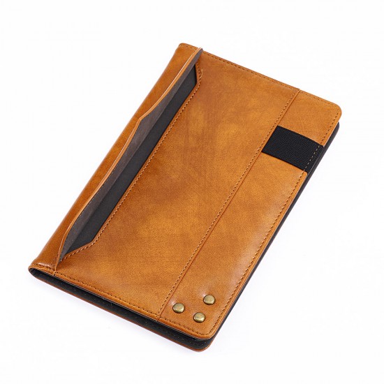 Multifunction Silk Grain Folding PU Leather Case Cover For Huawei M5 8.4 Inch Tablet