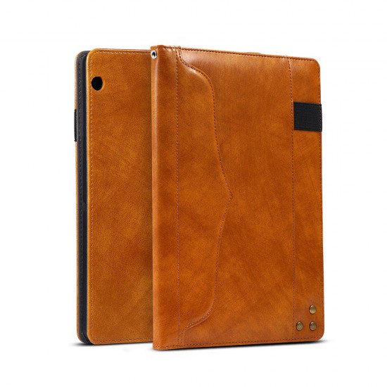 Multifunction Silk Grain Folding PU Leather Case Cover For Huawei T3 10 9.6 Inch Tablet