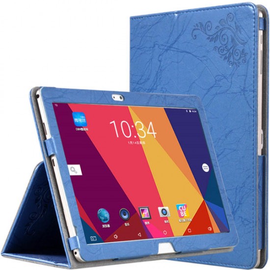 PU Leather Case Folding Stand Cover For 10.1 inch Cube Free Young X7 Tablet Blue PU Leather Case Folding Stand Cover For 10.1 inch Cube Free Young X7 Tablet Blue