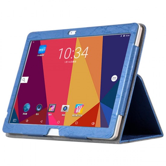 PU Leather Case Folding Stand Cover For 10.1 inch Cube Free Young X7 Tablet Blue PU Leather Case Folding Stand Cover For 10.1 inch Cube Free Young X7 Tablet Blue