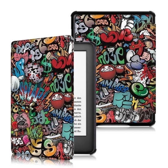 Printing Tablet Case Cover for Kindle 2019 Youth - Doodle Printing Tablet Case Cover for Kindle 2019 Youth - Doodle