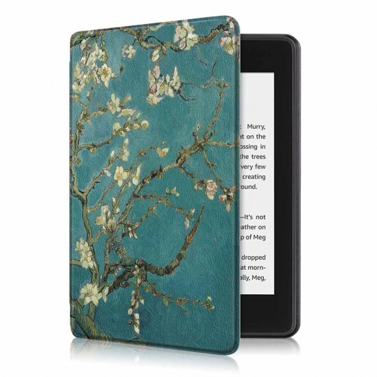 Printing Tablet Case Cover for Kindle Paperwhite4 - Apricot Blossom