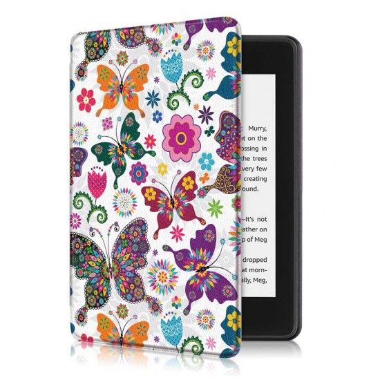 Printing Tablet Case Cover for Kindle Paperwhite4 - Butterfly Printing Tablet Case Cover for Kindle Paperwhite4 - Butterfly