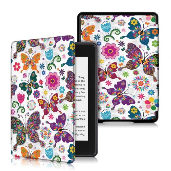 Printing Tablet Case Cover for Kindle Paperwhite4 - Butterfly Printing Tablet Case Cover for Kindle Paperwhite4 - Butterfly