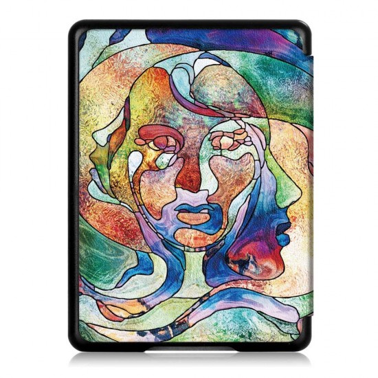 Printing Tablet Case Cover for Kindle Paperwhite4 - Young Lady Printing Tablet Case Cover for Kindle Paperwhite4 - Young Lady