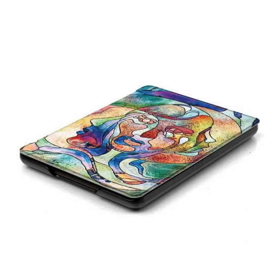 Printing Tablet Case Cover for Kindle Paperwhite4 - Young Lady Printing Tablet Case Cover for Kindle Paperwhite4 - Young Lady