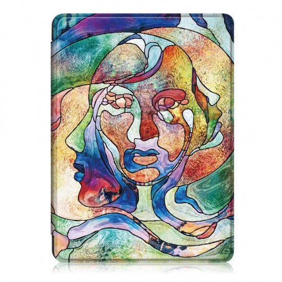 Printing Tablet Case Cover for Kindle Paperwhite4 - Young Lady Printing Tablet Case Cover for Kindle Paperwhite4 - Young Lady