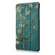 Printing Tri-Fold Tablet Case for Samsung Tab A 8.0 2019 - Apricot Blossom Printing Tri-Fold Tablet Case for Samsung Tab A 8.0 2019 - Apricot Blossom