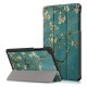 Printing Tri-Fold Tablet Case for Samsung Tab A 8.0 2019 - Apricot Blossom Printing Tri-Fold Tablet Case for Samsung Tab A 8.0 2019 - Apricot Blossom