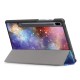 Printing Tri-Fold Tablet Case for Samsung Tab S6 - Milky Way