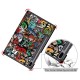 Printing Tri-Fold Tablet Case for Samsung Tab S6 10.5 - Doodle Printing Tri-Fold Tablet Case for Samsung Tab S6 10.5 - Doodle