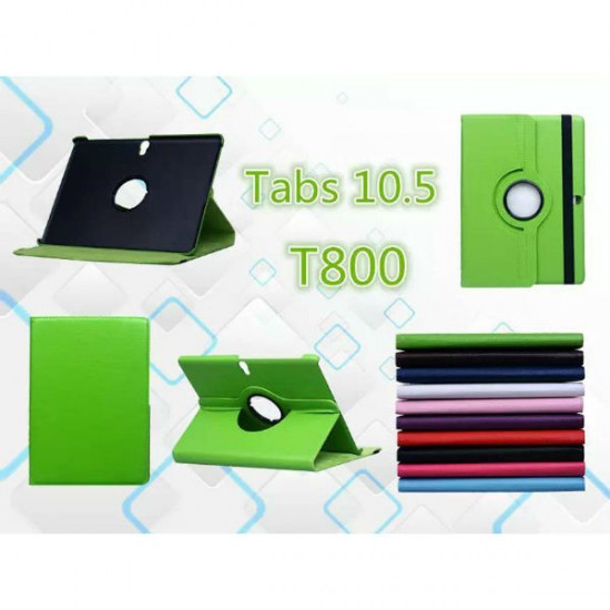 Rotating Stand PU Leather Case Cover For Samsung Tab 10.5 T800