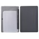 Scrub Folio PU Leather Case Translucent Back Cover For Samsung P900
