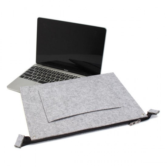 Sleeve Case Cover For Microsoft Surface Pro 4 12.3 inch Felt Zipper Cover